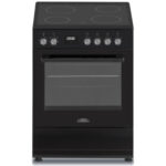 Everglades EVCK6135 – Mat zwarte 60 cm keramisch fornuis met 56 L oven