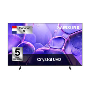 Voorkant van de Samsung UE85U8090FUXXN 85 inch 4K UHD Smart TV met Crystal UHD-technologie, HDR10+, AirSlim design en spraakbediening – ideale grote televisie voor thuisbioscoop.
