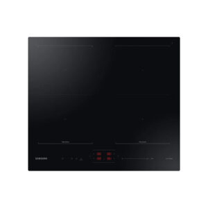 Samsung NZ64B5066FK/U1 inductiekookplaat 60 cm met Dual Flex Zone en Wi-Fi connectiviteit in zwart.