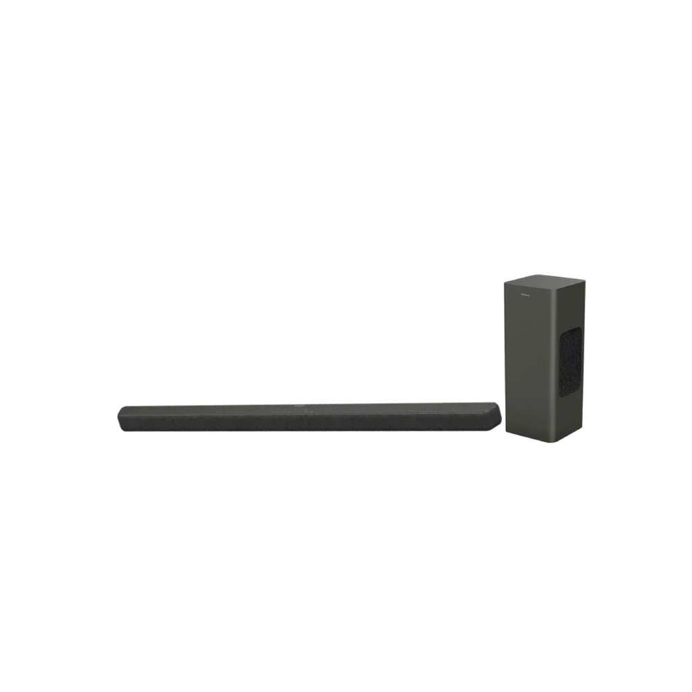 Philips TAB8200/10 2.1-kanaals soundbar met draadloze subwoofer en Dolby Atmos – 480 W zwart
