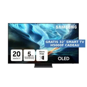 Samsung QE77S93HATXXN met gratis 32 inch Smart TV H5000F cadeau